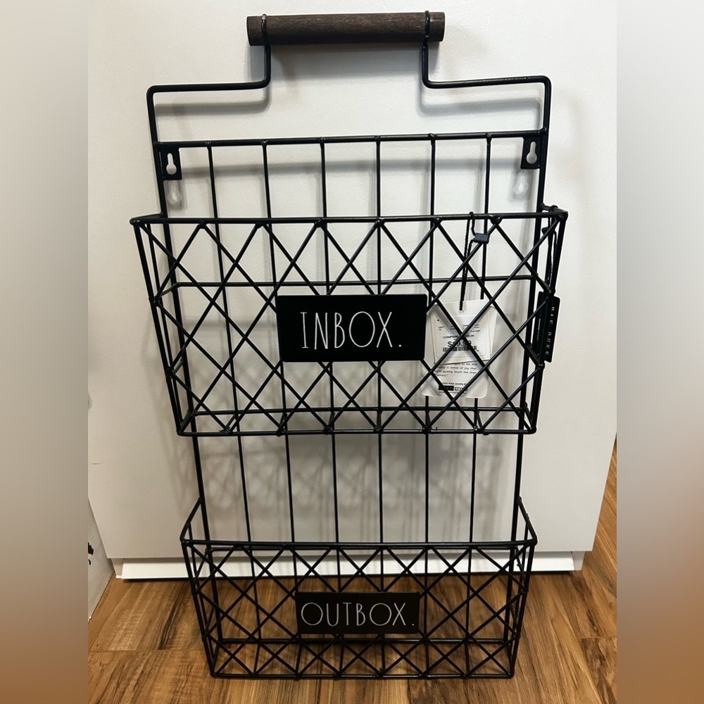 Rae Dunn office shelf